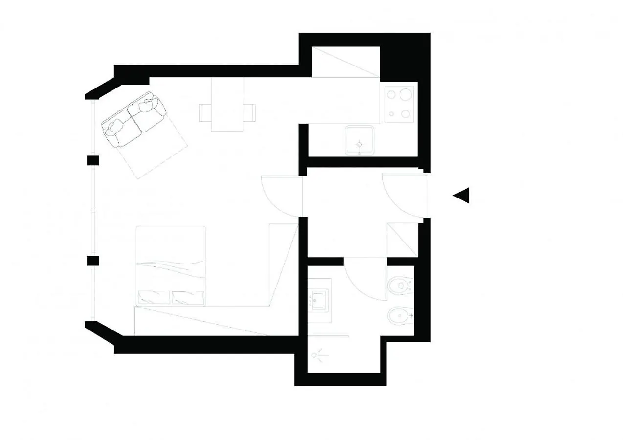 The Best Rent - Monolocale Moderno A Due Passi Dal Duomo Milan 0*,  Italy